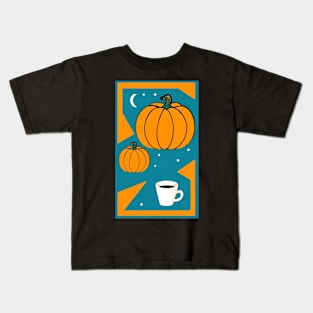 Pumpkin and Coffee duo Kids T-Shirt